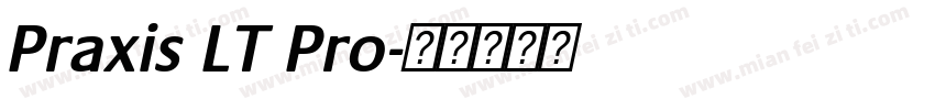 Praxis LT Pro字体转换
